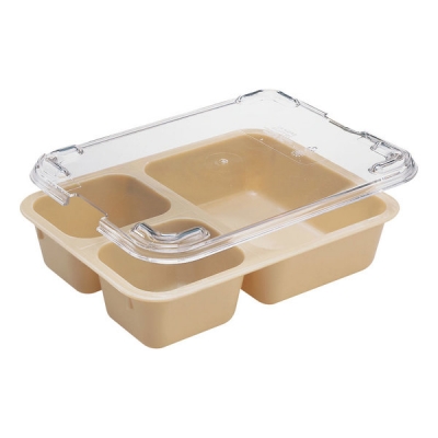 Bandeja Fast 3 Divisões com Tampa – Bandeja Cambro com Divisões