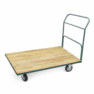 Carrinho Plataforma Assoalho de Madeira 300 Kg