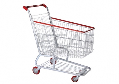 Carrinho Supermercado Médio Volume - Carrinho Compras 160 Lts