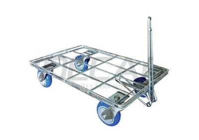 Carrinho Tartaruga 150 Kg - Carro Tartaruga Engate p/ Comboio 55x35