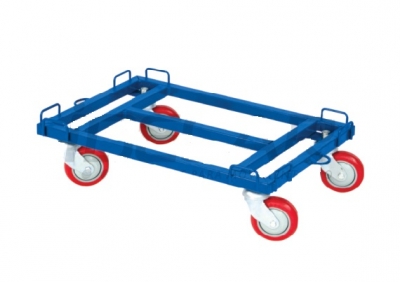 Carrinho Tartaruga 300 Kg - Carro Tartaruga p/ Caixa Plástica 60x40