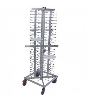 Carro Banquete para 52 Pratos | Carro Porta Pratos