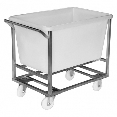 Carro Cuba 180 Litros Aço Inox – Carro Cuba Plástica