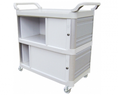 Carro Extra Triplex com Portas – Carro Bandeja Bralimpia