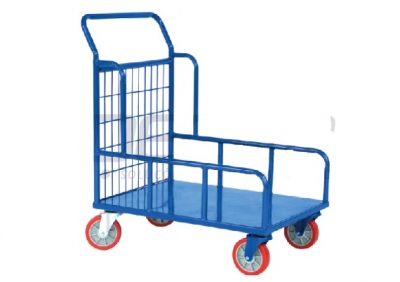 Carro Plataforma com Abas - Carrinho Plataforma Picking