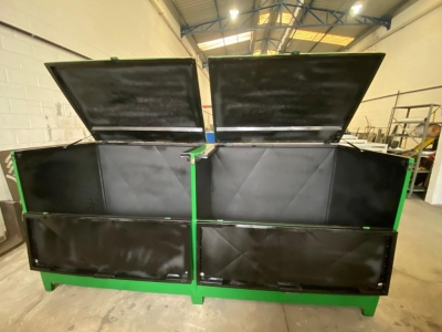 Container Bau de Aço Galvanizado - Container Industrial de Aço