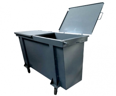 Container de Aço 1600 Litros – Contentor Metálico de Lixo