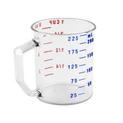 Copo Graduado de Policarbonato 250 ml – Copo Medidor Cambro