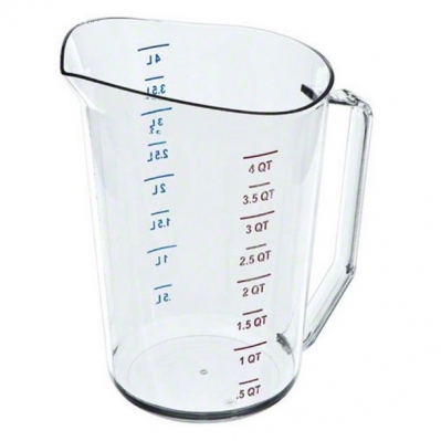 Copo Graduado de Policarbonato 4 Litros – Copo Medidor Cambro