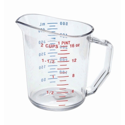 Copo Graduado de Policarbonato 500 ml – Copo Medidor Cambro