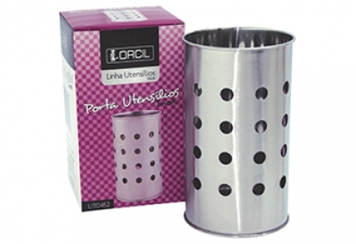 Copo Porta Talheres de Inox 