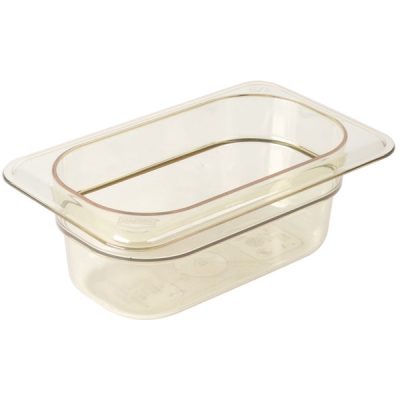 Cuba de Policarbonato Âmbar GN1/9x65 - Cuba Cambro 92HP150