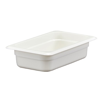 Cuba de Policarbonato Branco GN1/4x65 - Cuba Cambro 42CW148