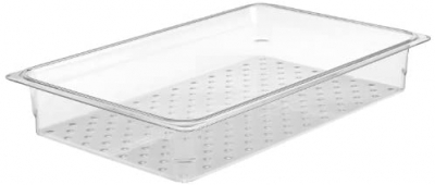 Cuba de Policarbonato Perfurada GN1/1x75 - Cuba Cambro 13CLRCW135