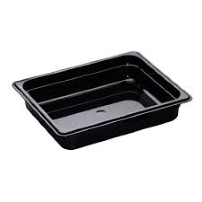 Cuba de Policarbonato Preta GN1/2x65 - Cuba Cambro 22HP110