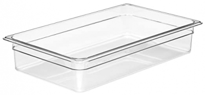 Cuba de Policarbonato Transparente GN1/1x100 - Cuba Cambro 14CW135
