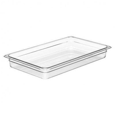 Cuba de Policarbonato Transparente GN1/1x65 - Cuba Cambro 12CW135