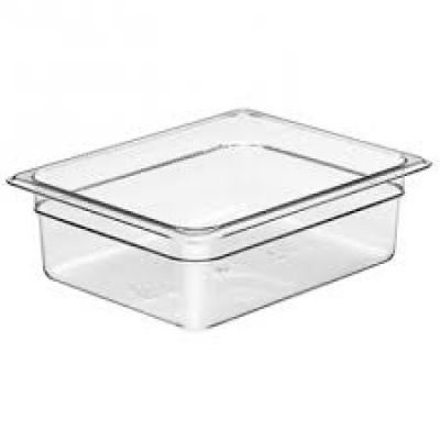 Cuba de Policarbonato Transparente GN1/2x100 - Cuba Cambro 24CW135