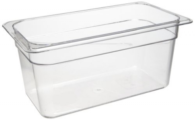 Cuba de Policarbonato Transparente GN1/3x150 - Cuba Cambro 36CW135