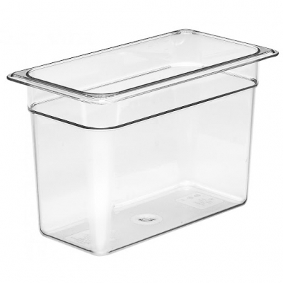 Cuba de Policarbonato Transparente GN1/3x200- Cuba Cambro 38CW135