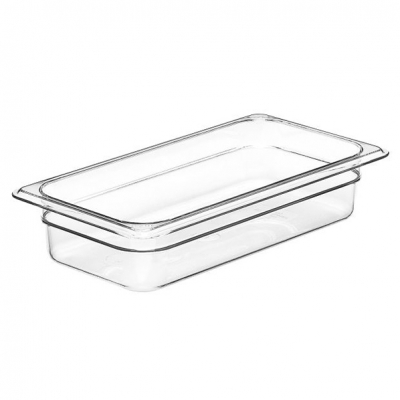 Cuba de Policarbonato Transparente GN1/3x65 - Cuba Cambro 32CW135
