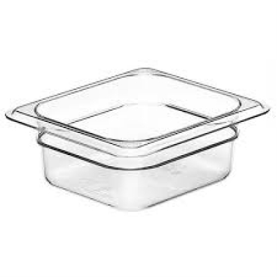 Cuba de Policarbonato Transparente GN1/6x65 - Cuba Cambro 62CW135