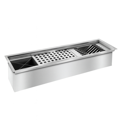 Escorredor de Louças Aço Inox para Embutir