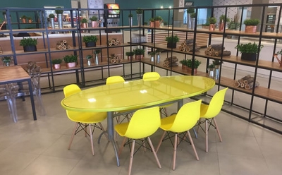 Estante divisória de ambientes – Estante Praça Alimentação