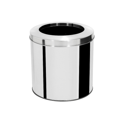 Lixeira Aço Inox Tampa Aro para Pia