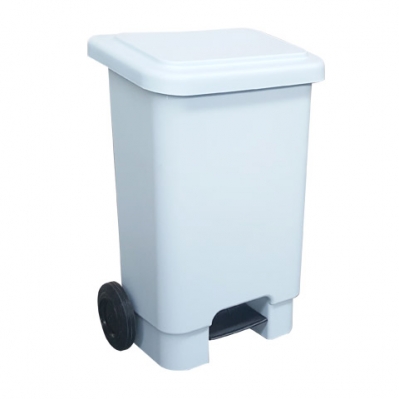 Lixeira com Pedal e Rodas 100 Litros – Lixeira Plástica 