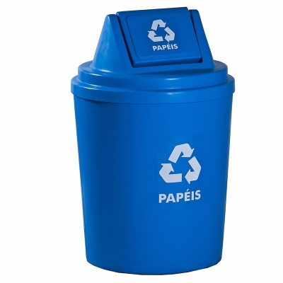 Lixeira Tambor 200 litros – Lixeira Tampa Basculante
