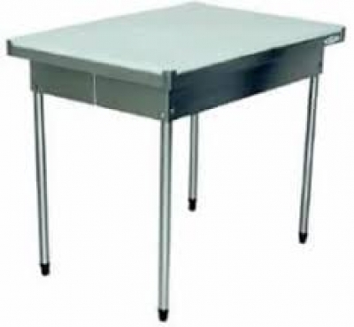 **Mesa de Aço Inox Tampo de Granito - Mesa de Granito para Pizzaria