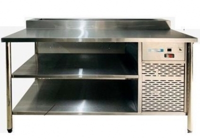 Mesa de Montar Pizza e Lanches - Mesa Condimentadora refrigerada