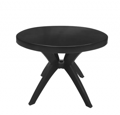Mesa de Plástico Redonda Galena - Mesa de Plástico Desmontável