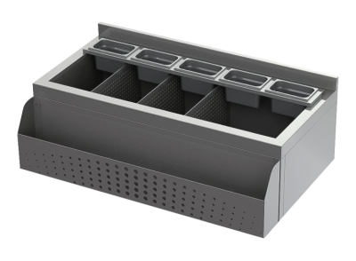 Modulo Bar Porta Gelo – Bar de Aço Inox Modular
