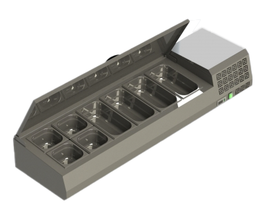 Condimentadora Refrigerada 2 m - Pista Refrigerada