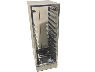 Porta Bandeja Fast Food Aço Inox – Porta Bandeja Refeitório