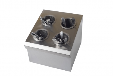 Porta Talheres de Inox - Porta Talheres