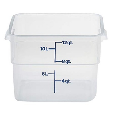 Pote com Graduação 11,4 L Translucido – Pote Graduado Cambro