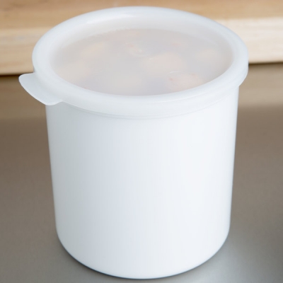 Pote Redondo com Tampa – Pote Branco Cambro