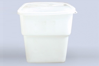 Potes Plásticos Branco para Freezer - Pote Quadrado