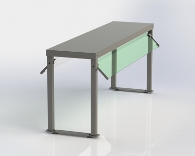 Protetor Salivar para Buffets | Aparador Salivar 1860 mm