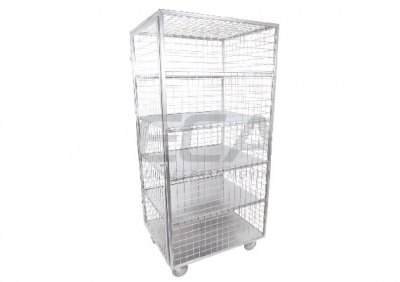Rack Aramado – ROLL CONTAINER COM RODAS E FREIO