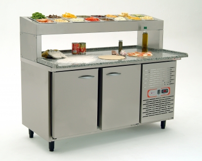 Refrigerador com Condimentadora - Balcão de Montar Pizza