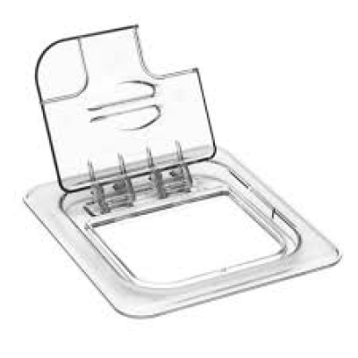 Tampa de Policarbonato com Dobradiça GN1/6 – Tampa Cambro com Dobradiça