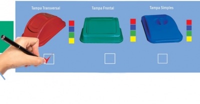 Tampa para Lixeira 50 Litros – Tampa para Lixeira Bralimpia